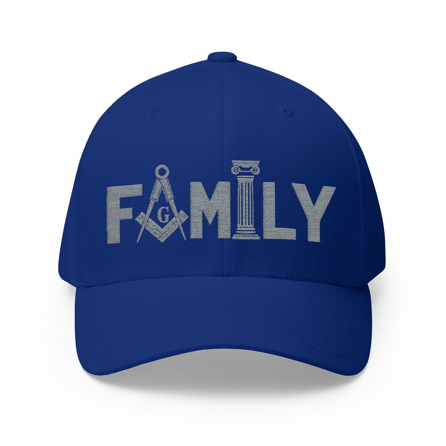 "Family First" Fitted Embroidered Hat