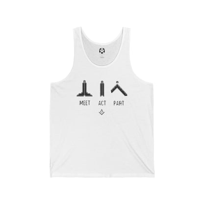 "Meet, Act, Part" Tank