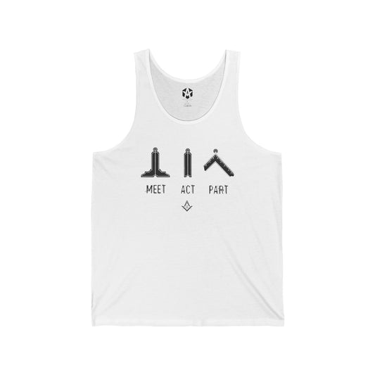 "Meet, Act, Part" Tank