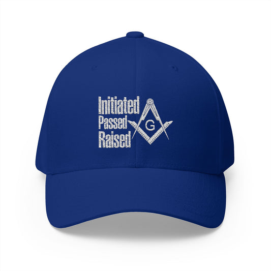 "Initiated, Passed, Raised" Fitted Embroidered Hat