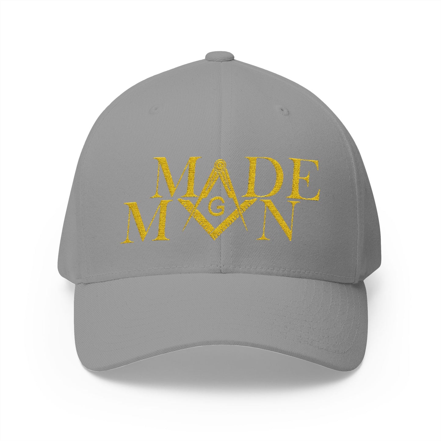 "Made Man Hat" Fitted Embroidered Hat