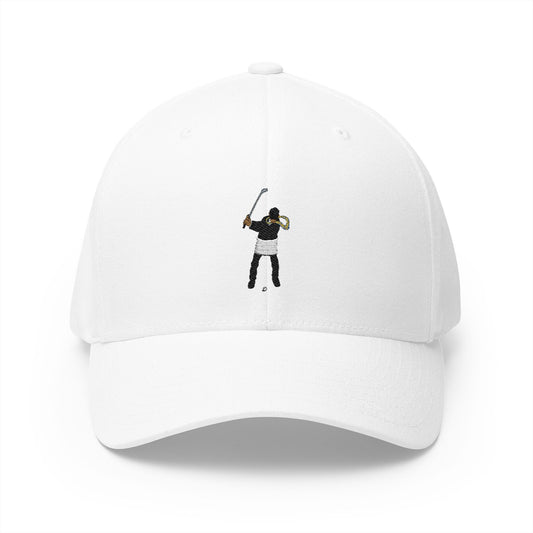 "On The Level" Fitted Embroidered Hat
