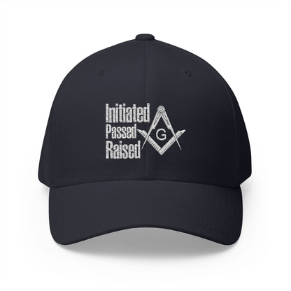 "Initiated, Passed, Raised" Fitted Embroidered Hat