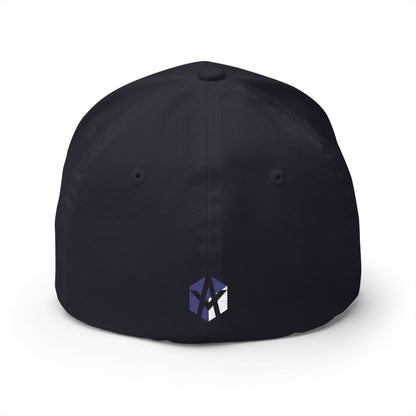 "Grumpy Past Master Association" Fitted Embroidered Hat