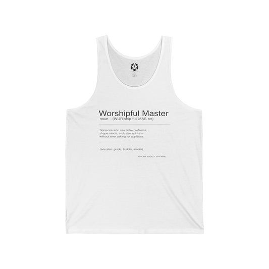 "Worshipful Master - Defined" Tank