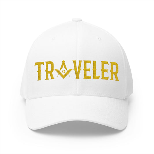 "Traveler" Fitted Embroidered Hat