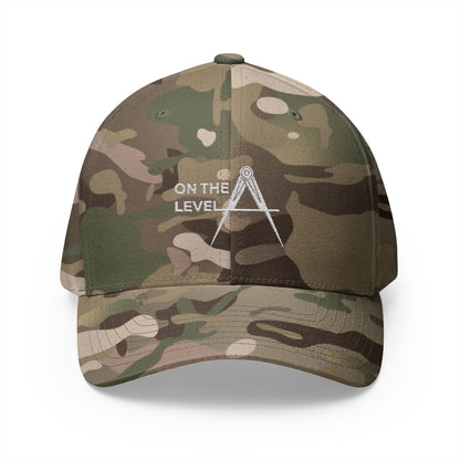 "On the Level" Fitted Embroidered Hat