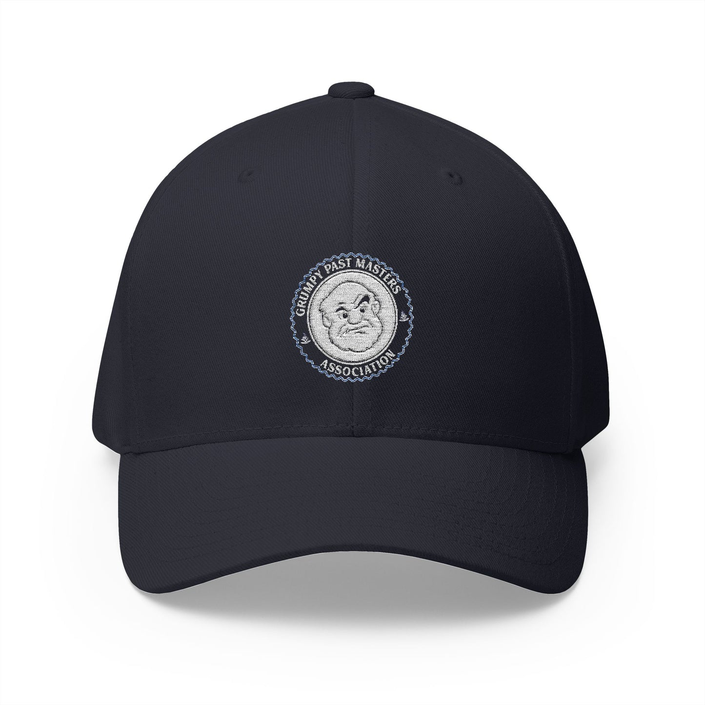 "Grumpy Past Master Association" Fitted Embroidered Hat