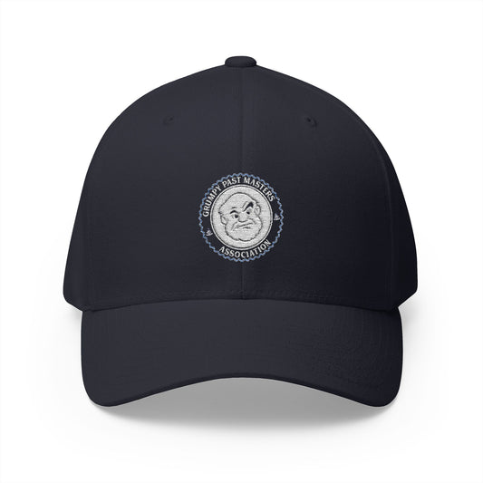 "Grumpy Past Master Association" Fitted Embroidered Hat