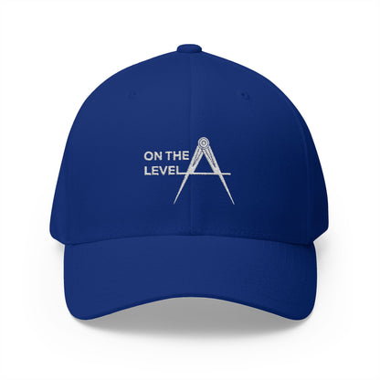 "On the Level" Fitted Embroidered Hat