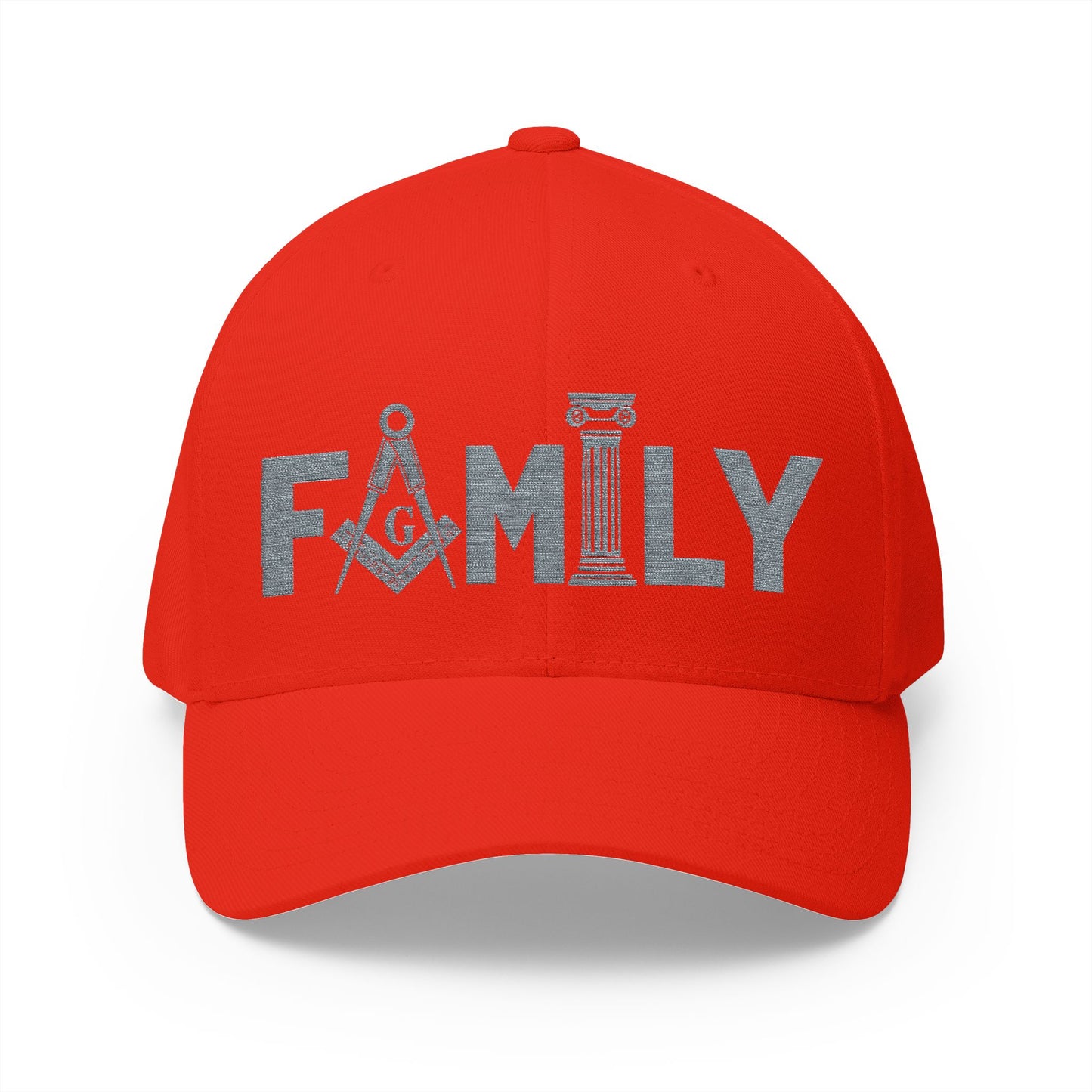 "Family First" Fitted Embroidered Hat