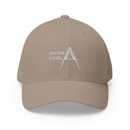 "On the Level" Fitted Embroidered Hat